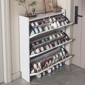 Zapatero de Tablero de Densidad para Sala de Estar, Simple, Económico, Multicapa, Antipolvo, Moderno, Modular, para Hotel, Apartamento - Product Image 2
