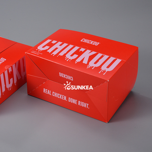 #1 #<span class=keywords><strong>2</strong></span> #3 #4 Fastfood Afhaalmaaltijden Gebakken Kip Doos Papier Gebakken Kip Doos Hete Smakelijke Opvouwbare Papieren Kippendoosjes - Product Image 2