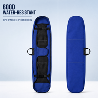 Sac de snowboard rembourré professionnel Hengdasheng, imperméable, pour le transport de skis, avec bandoulière, logo personnalisé, OEM/ODM, faible MOQ