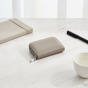 Nuovo Portafoglio in Pelle PU con Organizer per Carte, Porta Carte Multiplo da Donna, Custodia Personalizzabile con Cerniera e Tasca Portamonete - Product Image 2