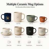 Tasses en Porcelaine Fine (Bone China) en Gros 11/12/15 Oz Grande Capacité, Sûres pour les Aliments, Anti-Fuite, Tasses à Café OEM/ODM, Boîte Cadeau Personnalisée pour Hôtels