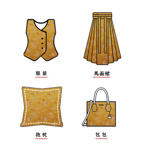 Nieuwe stijl brokaat jacquard stof, garengeverfde stof, geweven stof voor Tang pak vest, kinder nieuwjaarskostuum, Qipao damesjurk - Product Image 4