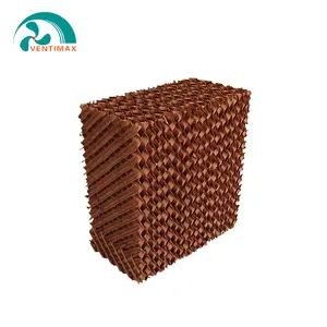 Factory direct sale greenhouse paper evaporative cooling pad system for poultry houses farm ventilation Wet curtain