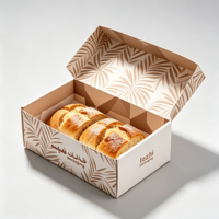 Boîtes à hot-dogs jetables en carton ondulé kraft, boîtes à emporter pour le déjeuner, boîtes personnalisées pour la restauration de hot-dogs et emballages