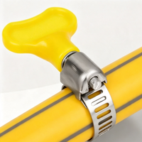 Collier de serrage pour tuyau en acier au carbone plaqué zinc jaune, personnalisable, OEM ODM, fourniture directe usine