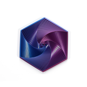 3D In Nhựa Fractal Thần Kinh Hexagon Mới Lạ Căng Thẳng Cứu Trợ Cà Rốt Tháp Đồ Chơi - Product Image 6