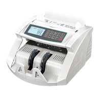 Compteur de billets de banque économique SEMTOM blanc avec écran LCD, vitesse de 1000 pièces/min, fonctions UV/IR/MG/DD, garantie 1 an