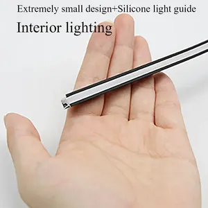 Dưới tủ <span class=keywords><strong>LED</strong></span> dải ánh sáng thanh DC12V lớp tủ kệ panal tích hợp siêu mỏng nhôm hồ sơ tủ quần áo trưng bày - Product Image 3