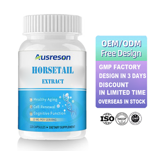 Ausreson สมุนไพรแคปซูลหางม้าอาหารเสริมแคปซูลสารสกัดจากหางม้าธรรมชาติสำหรับบำรุงผิวและเล็บ - Product Image 1