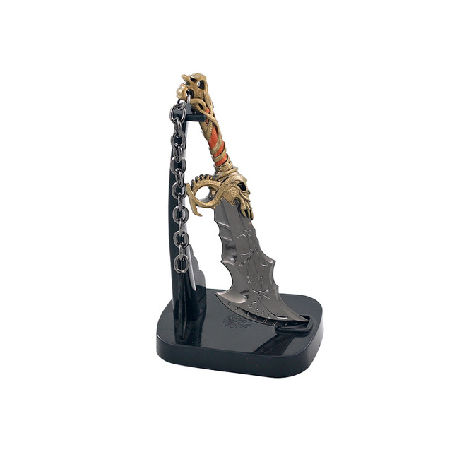 God of War 5 Game Surrounding Kweylord Kratos Chaos Blade Weapon Model Mini Keychain Pendant Zinc Alloy Crafts