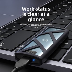 Carcasa para SSD M.2 NVMe de 10 Gbps, <span class=keywords><strong>Adaptador</strong></span> Convertidor <span class=keywords><strong>USB</strong></span> 3.2 Gen2, Caja Externa para <span class=keywords><strong>Disco</strong></span> <span class=keywords><strong>Duro</strong></span>, Sin Herramientas, Compatible con 8 TB - Product Image 6