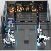 Nuevas llegadas inteligentes Vr Avión de vuelo Vr 9d Simulador de helicóptero Simulador de realidad virtual Vr Helicóptero Simulador de vuelo