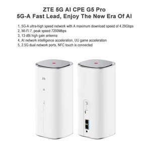 Routeur CPE 5G G5 Pro WiFi 7 BE7200 avec deux ports 2.5G MC8512 et deux interfaces d'antenne externes TS9 - Product Image 5