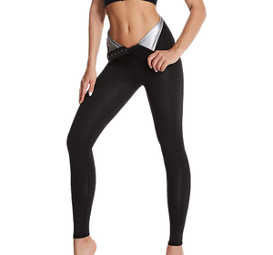 Pantaloni da Sauna a Vita Alta per Donna, Leggings Modellanti per <span class=keywords><strong>Dimagrire</strong></span>, Controllo Pancia, Corsetto Fitness - Product Image 2