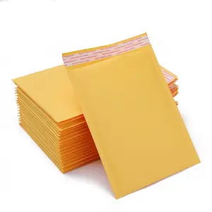 Custom logo Kraft Bubble Mailers Shipping Envelopes Bubble Mailers Self Sealing Padded Envelope