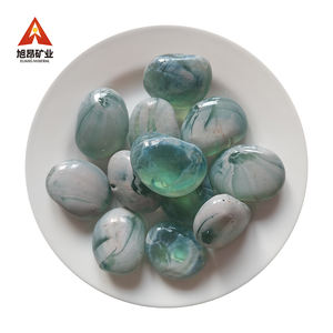 2-3 cm di vetro colorato trasparente pioggia fiore di pietra per la piscina che pavimenta parco cuscino per piedi al suolo - Product Image 5