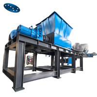 Broyeur à double arbre en plastique Sevenstars GL800, modèle 300-500 kg/h, pour paniers et fûts en plastique usagés, à vendre