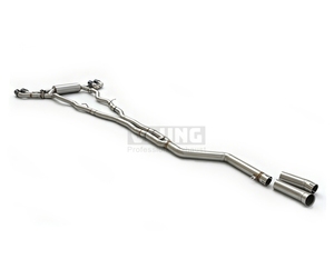 Sistema de Escape Catback con Válvula Inteligente de Acero Inoxidable Pulido para BMW <span class=keywords><strong>530</strong></span>/530i <span class=keywords><strong>G30</strong></span> 2.0T B48 2018-2024, Mejora de Sonido Agresivo - Product Image 2