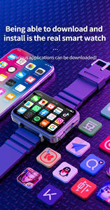 <span class=keywords><strong>Smartwatch</strong></span> Sportivo Impermeabile <span class=keywords><strong>Android</strong></span> con Schermo Grande da 2.4 Pollici, Fotocamera HD, Schermo Rettangolare 4G, Slot SIM, Lunga Durata - Product Image 2