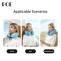 Oreiller de voyage ergonomique en mousse à mémoire de forme en U pour le soutien cervical, portable, pour le voyage, le camping et l'avion, personnalisable