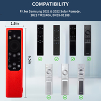 Fundas para Control Remoto de TV Samsung 2024, BN59-01311B/BF/BG, Estilo Plegable, Ecológicas, Impermeables, de Silicona