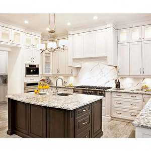 Armoires de cuisine modulaires personnalisées, armoires de cuisine de luxe, îlot de cuisine en bois massif - Product Image 6