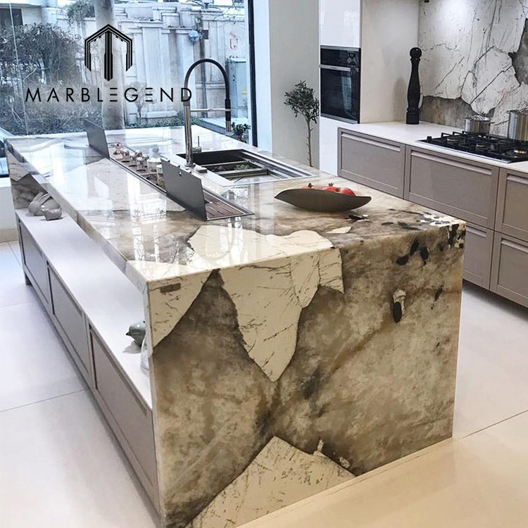 Đá Tự Nhiên Sang Trọng PFM Đá Granite Được Đánh Bóng Backlit Mặt Bàn Đá Granite Patagonia Brazil Cho Nhà Bếp