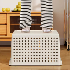 Durable Eco-Friendly Plastic Modern Household Pantry Storage Containers Handle Daily Desk Storage <b>Basket</b> <b>Kitchen</b> <b>Baskets</b> Factory - Product Image 6