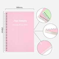 Carnet de notes personnalisé de haute qualité A4 A5 B5, agenda, impression personnalisée, carnet à spirales, journaux, couverture rigide, carnet à spirales personnalisé pour étudiants