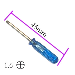 Mini Screwdriver 45mm Flat Head Bit Anti-Slip Handle Magnetic For Diy Repair Tools - Product Image 3