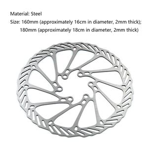 경량 160mm 180mm 스테인리스 스틸 자전거 디스크 브레이크 로터 (6 볼트 포함) <span class=keywords><strong>MTB</strong></span> 및 BMX 산악 자전거용 사이클링 액세서리 - Product Image 5