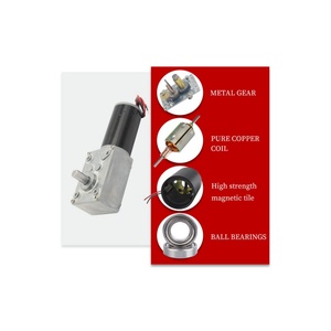 5840-31ZY 12V 24V 48V <b>Worm</b> Gear Reducer Dc Motor Self-Locking Torque Flange Home Appliance - Product Image 1