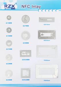 Nhà máy tùy chỉnh dính RFID Tag Sticker fm11nt022 NFC tag/nhãn/Sticker RFID NFC Tag giá - Product Image 5