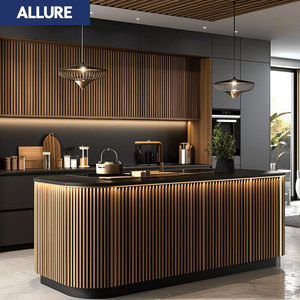 Allure <span class=keywords><strong>cucina</strong></span> automatica completa isola di lusso moderni armadi scaffale Shaker mobili <span class=keywords><strong>dispensa</strong></span> fornisce armadio da <span class=keywords><strong>cucina</strong></span> moderna - Product Image 1