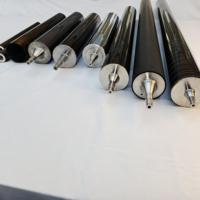 Rouleaux en fibre de carbone légers à haute rigidité, cylindres et tambours en fibre de carbone, rouleaux industriels composites anti-déformation