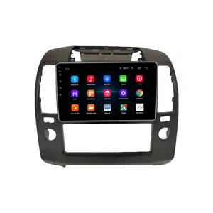 Untuk Nissan Navara 2006-2012 Perangkat Kepala Radio, Perangkat 2 Double Din Quad Octa-core Android Stereo Mobil Navigasi GPS Carplay