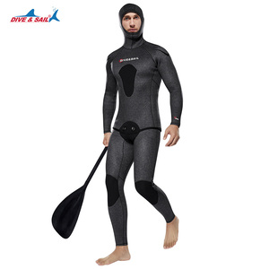 DIVE&SAIL Muta Subacquea e da Pesca Subacquea in Neoprene 3MM 5MM Camo, Due Pezzi, con Cappuccio, Unisex, Per Tutte le Stagioni - Vendita all'Ingrosso - Product Image 6