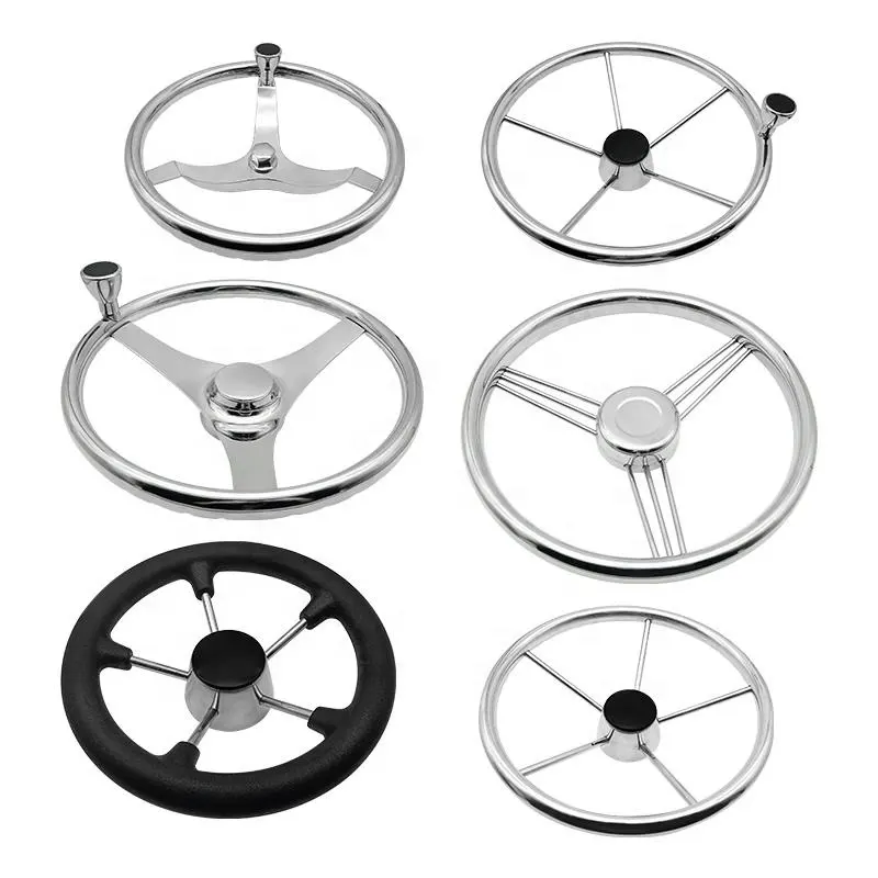 Little dolphin Marine boat 316 stainless steel power sports steering wheels pump