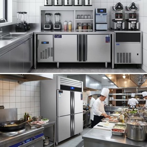 Congélateur vertical commercial YULONGE à 2 ou 4 portes en acier inoxydable, économie d'énergie, pour cuisine de <span class=keywords><strong>restaurant</strong></span> - Product Image 6