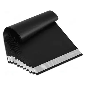 Sacos de envelope poly, venda a atacado de fábrica, sacos de envio personalizados, estampados, preto, poly mailer, 10x13 6x9, polymailer