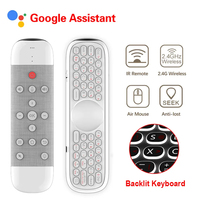 Nouvelle souris aérienne Q40 2023, 2,4 GHz, sans fil, anti-perte, mini clavier, télécommande TV avec apprentissage IR et rétroéclairage