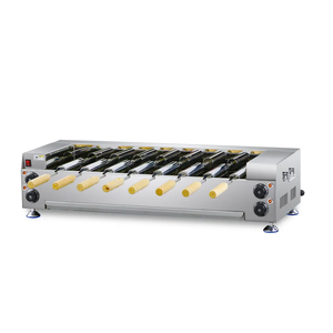 Horno eléctrico automático para hornear, horno para pasteles, horno eléctrico <span class=keywords><strong>de</strong></span> acero inoxidable para pasteles, 8 piezas - Product Image 4