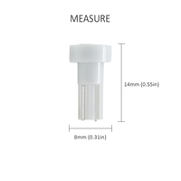Ampoules LED T5 SMD 5050 12V DC pour tableau de bord de voiture, petites ampoules pour instruments de véhicule