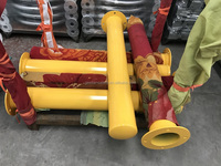 Prix de poste de pilier de stationnement extérieur amovible fixe de sécurité en acier métallique robuste jaune de 89mm 114mm de 6 pouces
