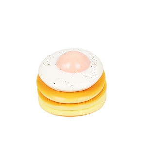 Nouveaux jouets anti-stress réalistes en forme de pain, jouets souples à presser en PU, forme œuf et toast, à remontée lente, très populaires - Product Image 6