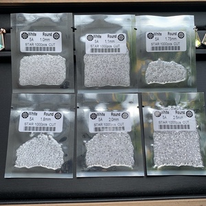 1000 pièces/paquet blanc 1mm 1.25mm 1.5mm 1.6mm 2mm 3mm 4mm 5mm 6mm 5A CZ pierre gemmes synthétiques zircon cubique pour bague boucle d'oreille bijoux - Product Image 3