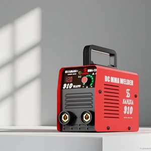 เครื่องเชื่อมไฟฟ้าแบบพกพาขนาดเล็ก 220V พร้อมหน้าจอดิจิตอล เครื่องเชื่อมอาร์ค MMA - Product Image 1