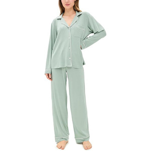 Nuovo Set di Pigiama e <span class=keywords><strong>Camicia</strong></span> <span class=keywords><strong>da</strong></span> <span class=keywords><strong>Notte</strong></span> in Viscosa <span class=keywords><strong>Modal</strong></span> a Due Pezzi per Primavera Estate 2025, Abbigliamento <span class=keywords><strong>da</strong></span> <span class=keywords><strong>Notte</strong></span> per Donne - Product Image 5