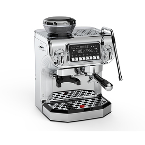 Machine à café <span class=keywords><strong>expresso</strong></span> 3 en 1 avec moulin à café, en acier inoxydable, avec chaudière en cuivre, pour une seule tasse, vente en gros - Product Image 2