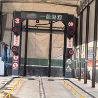 Équipement de lavage de voitures à structure renforcée durable et économe en eau, machine de lavage de bus pour grands camions et conteneurs